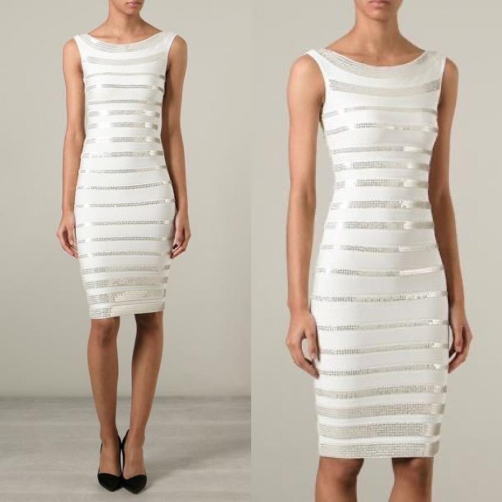 Herve Leger bodycon dress with sequins
